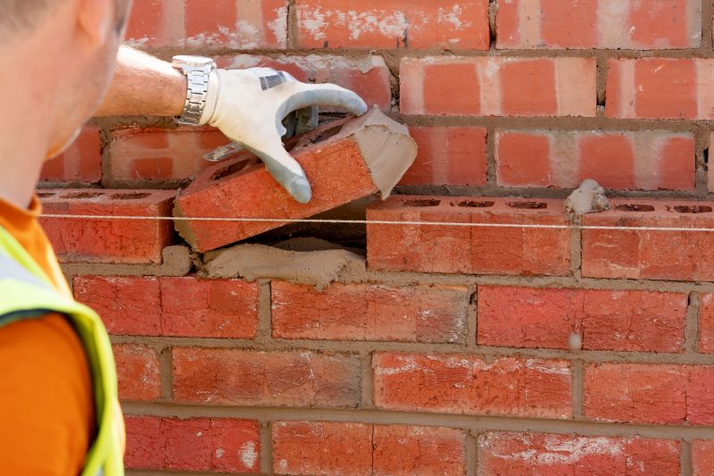 Modern Brick Wall Repair